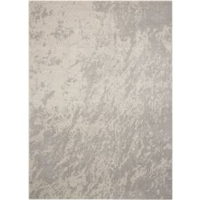 Maxell 5' Round Grey Abstract Area Rug - Nourison MAE12