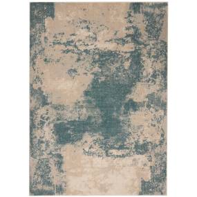 Maxell 5' x 7' Grey Abstract Area Rug - Nourison MAE13