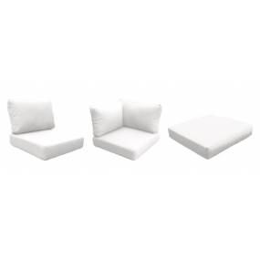 High Back Cushion Set for VENICE-10a in Sail White - TK Classics CUSHIONS-VENICE-10a-WHITE