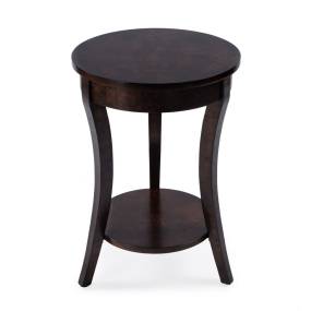 Butler Specialty Company Holdin Round 18"W Side Table, Dark Brown - Butler Specialty 992446