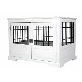 Fairview Triple Door Large Crate in White - Zoovilla PTH1072020100