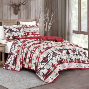 Mazhira 3 piece King bedspread - Elight Home JB22368K