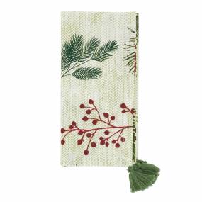 Pine needle and Red Berry Table Napkins (Set of 4) - Saro 101.RG18S