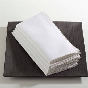 Whip Stitched Table Napkins (Set of 4) - Saro 1442.S18S