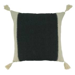 Whipstitch Banded Throw Pillow Cover - Saro Lifestyle 1539.BN20SC