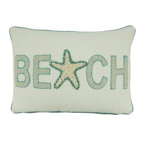 Poly Filled Beach Throw Pillow - Saro Lifestyle 2123.I1420BP