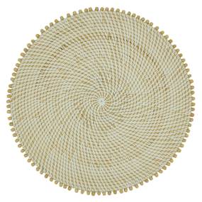 Beaded Edge Table Placemats (Set of 4) - Saro Lifestyle 2250.N15R