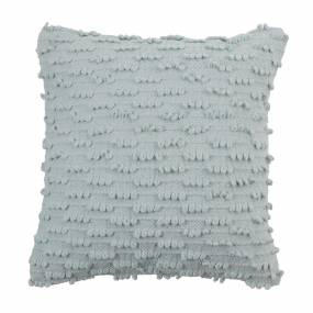 Nubby Design Throw Pillow With Down Filling - Saro 5810.A20S