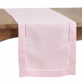 Table Runner With Hemstitched Border - Saro 6320.P1690B