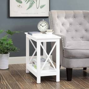 Oxford Chairside End Table with Shelf - Convenience Concepts 203310W