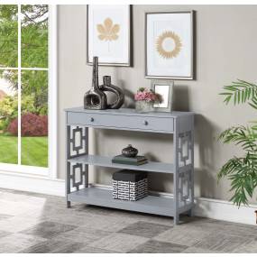 Town Square 1 Drawer Console Table - Convenience Concepts 203595GY