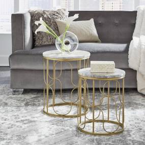Contemporary Accent Tables In Greystone Finish - Liberty Furniture 2098-AT2000