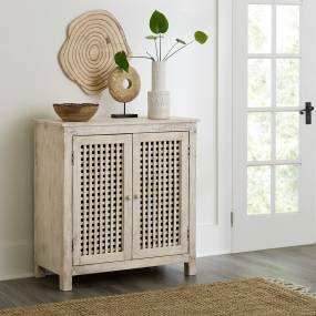 Transitional 2 Door Accent Cabinet In Chalky Taupe Finish - Liberty Furniture 2127-AC1000