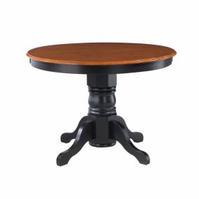 Dining Table Black and Cottage Oak Finish - Homestyles Furniture 5168-30