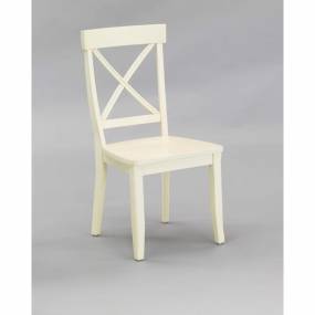 Dining Chairs Pair White Finish - Homestyles Furniture 5177-802