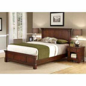 The Aspen Collection Queen Bed and Night Stand - Homestyles Furniture 5520-5019