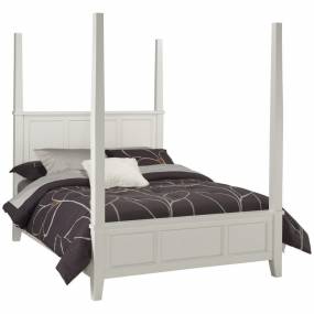 Naples White Queen Poster Bed - Homestyles Furniture 5530-520