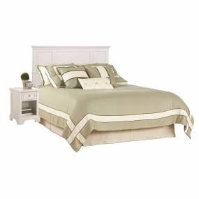 Naples White King Headboard and Night Stand - Homestyles Furniture 5530-6011