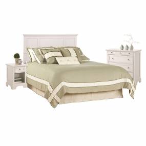 Naples White King Headboard, Night Stand, and Chest - Homestyles Furniture 5530-6012