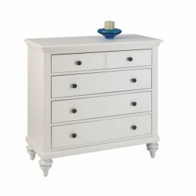 Bermuda Chest Brushed White Finish - Homestyles Furniture 5543-41