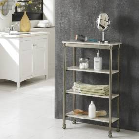 The Orleans Four Tier Shelf - Homestyles Furniture 5760-101