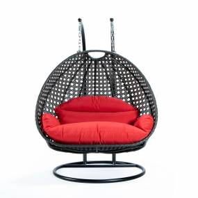 Wicker Hanging 2 person Egg Swing Chair - LeisureMod ESCCH-57R