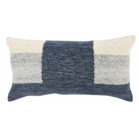 Estelle 14" x 26" Throw Pillow in Blue - Kosas Home V220060