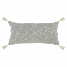 Ferri 16"x36" Throw Pillow,Gray Ivory - Kosas Home V230045