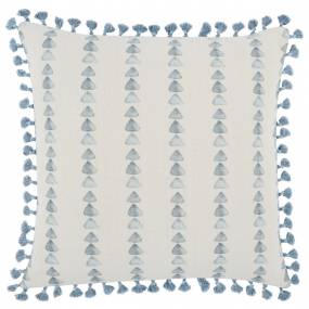 Micah 100% Linen 20" Throw Pillow in Ivory - Kosas Home V240030