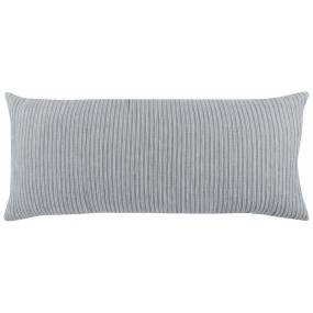 Camille Rectangular Throw Pillow, Ash Blue - Kosas Home V240071
