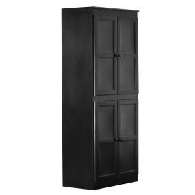  Storage Cabinet, 72 inch with 5 Shelves, Espresso Finish  - Concepts in Wood KT3072-E