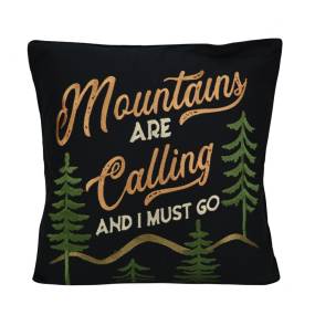 Donna Sharp Painted Bear UCC "Mountain" Decorative Pillow – American Heritage Textiles 60011