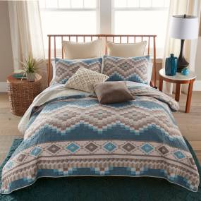 Desert Point UCC 3PC Queen Quilt Set – American Heritage Textiles 60096