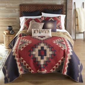 Mojave Red UCC 3 PC Queen Quilt Set – American Heritage Textiles 60216