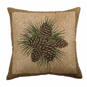 Antique Pine UCC Pine Cone Decorative Pillow – American Heritage Textiles 66022