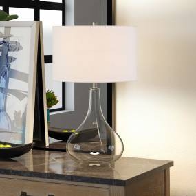 Mirabella table lamp in clear - Hudson & Canal TL0135
