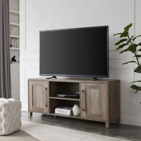 Chabot Rectangular TV Stand for TV's up to 65" in Gray Oak - Hudson and Canal TV1422