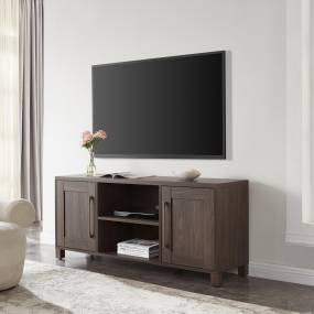 Chabot Rectangular TV Stand for TV's up to 65" in Alder Brown - Hudson and Canal TV1423