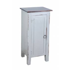 Sunset Trading Cottage 1 Door Accent Cabinet In Antique Gray - Sunset Trading CC-TAB1032LD-AGOJ