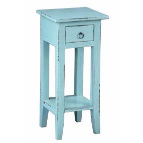 Sunset Trading Cottage Narrow Side Table In Beach Blue - Sunset Trading CC-TAB1792LD-BB