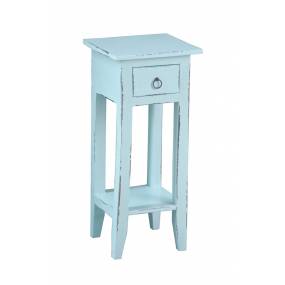 Sunset Trading Cottage Narrow Side Table In Sky Blue - Sunset Trading CC-TAB1792LD-SB