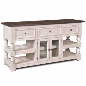 Rustic French 70" Console  - Sunset trading HH-2750-070