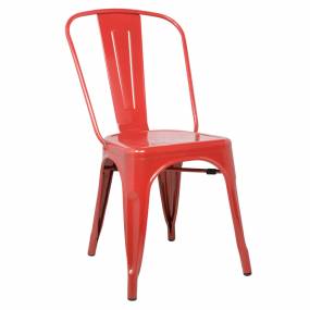 Fine Mod Imports Talix Chair In Red - FMI10014-RED
