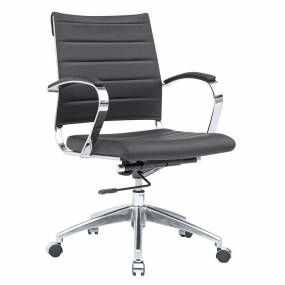 Fine Mod Imports Sopada Conference Office Chair Mid Back In Black - FMI10077-BLACK