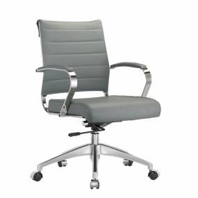 Fine Mod Imports Sopada Conference Office Chair Mid Back In Gray - FMI10077-GRAY