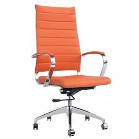 Fine Mod Imports Sopada Conference Office Chair High Back In Orange - FMI10078-ORANGE