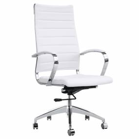 Fine Mod Imports Sopada Conference Office Chair High Back In White - FMI10078-WHITE
