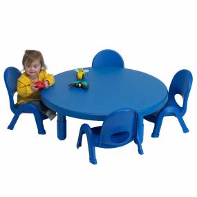 Toddler MyValue Set 4  Round - Solid Royal Blue - Children's Factory AB71012PB