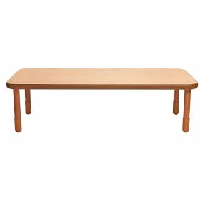 BaseLine 72" x 30" Rectangular Table - Natural Wood with 20" Legs - Children's Factory AB747RNW20