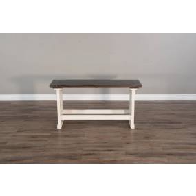 Carriage House European Cottage Counter Side Bench, Wood Seat - Sunny Designs 0114EC-SB